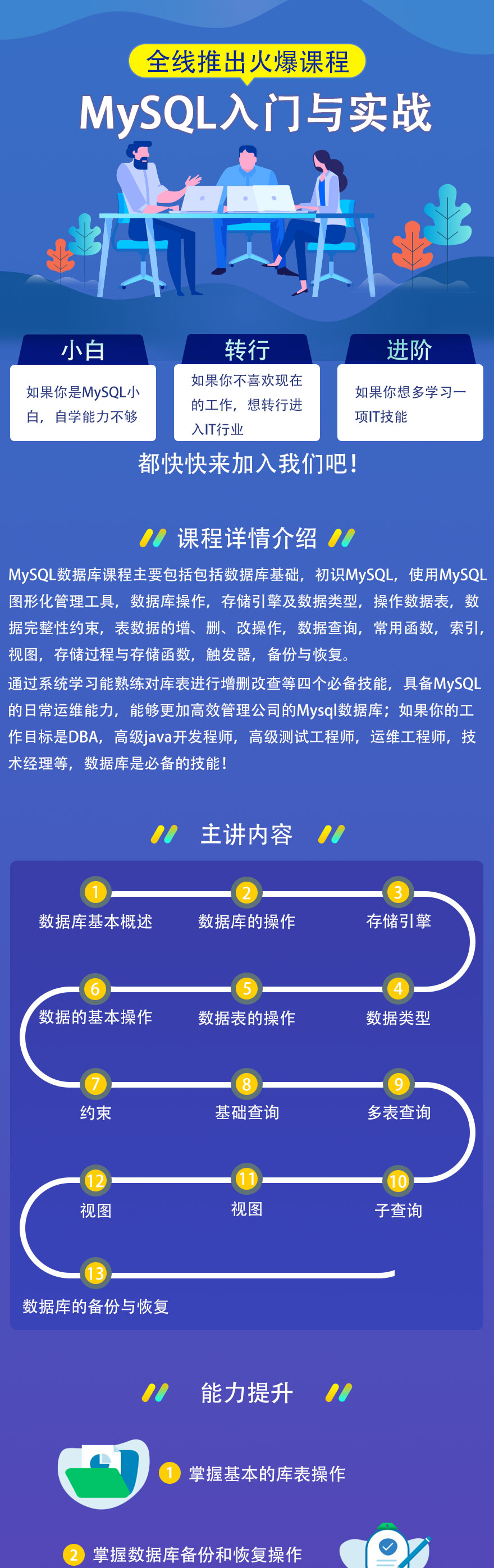 知识兔mysql数据库入门与进阶视频教程-1