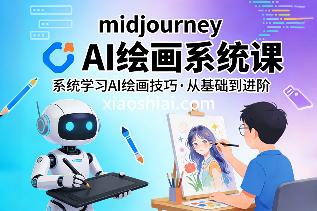 知识兔Midjourney AI 绘画系统课